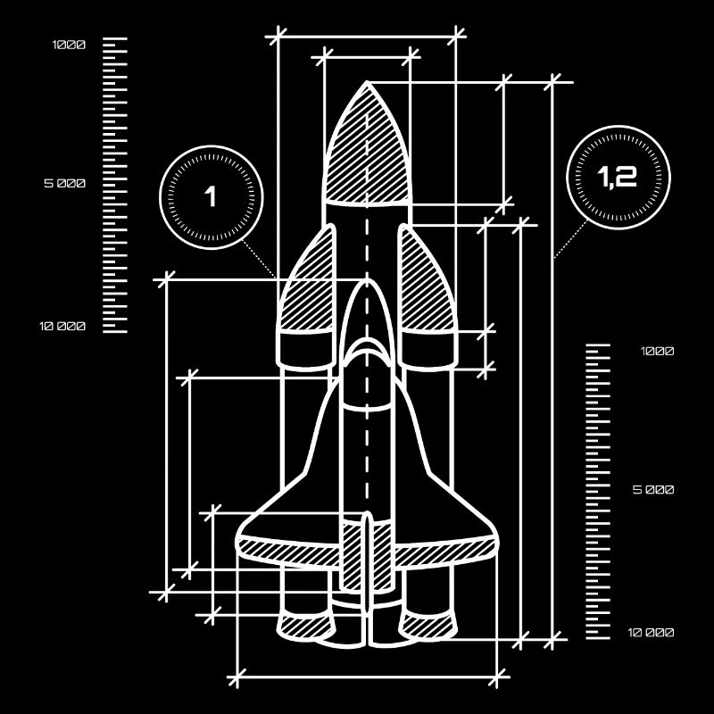 Plan du vaisseau spatial | Galaxy Space Spaceflight