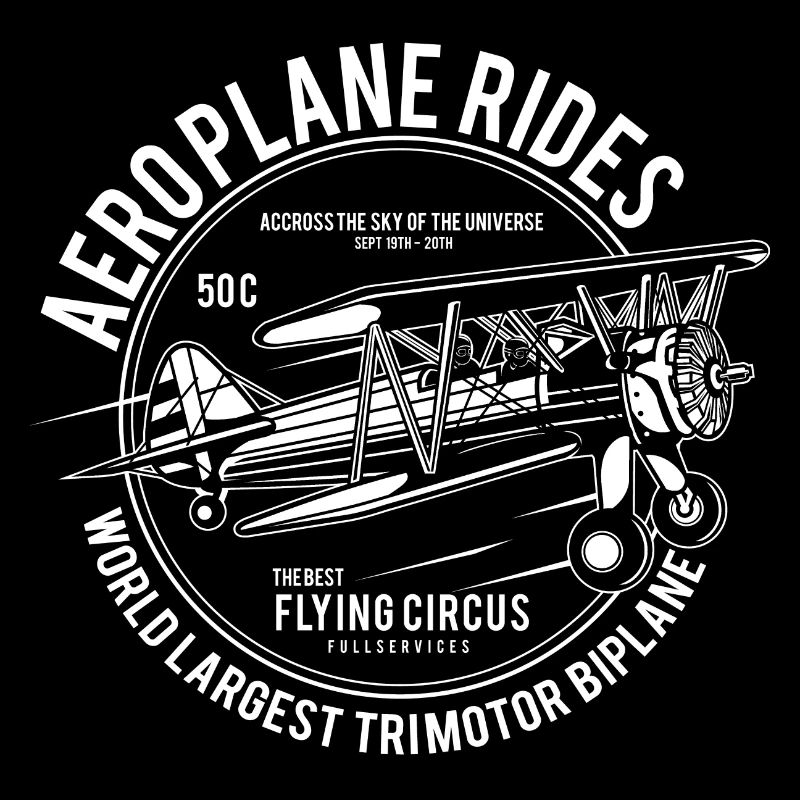 RIDES AVION - Rétro Avion Design Chemise