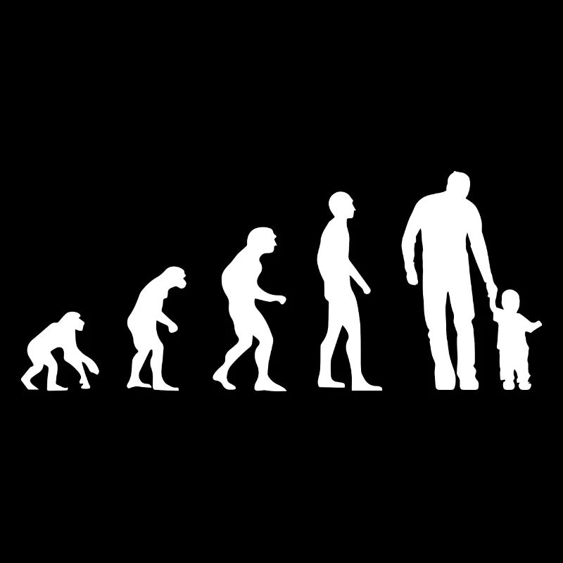 Vater Evolution Vaterschaft Tochter Sohn Geschenk