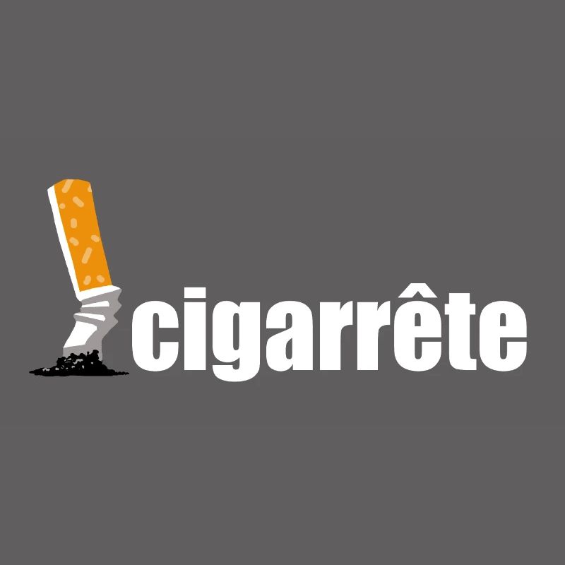 zerquetschte Zigarette