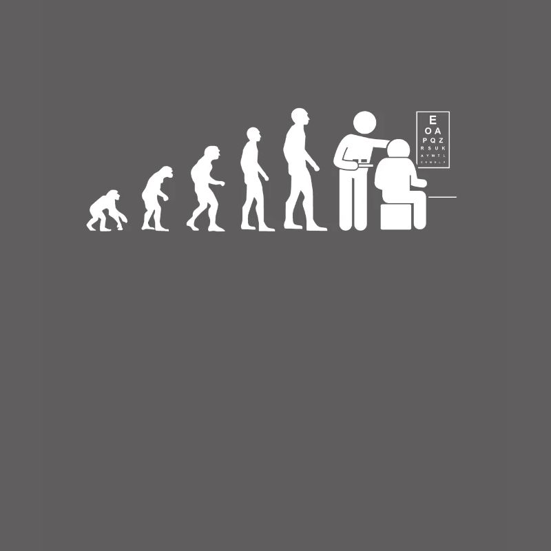evolution optiker humor personalisiertes geschenk
