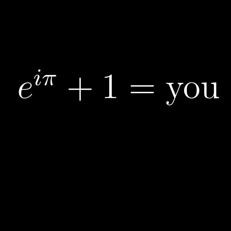 Identité d'Euler, e à la puissance de pi i + 1 = vous