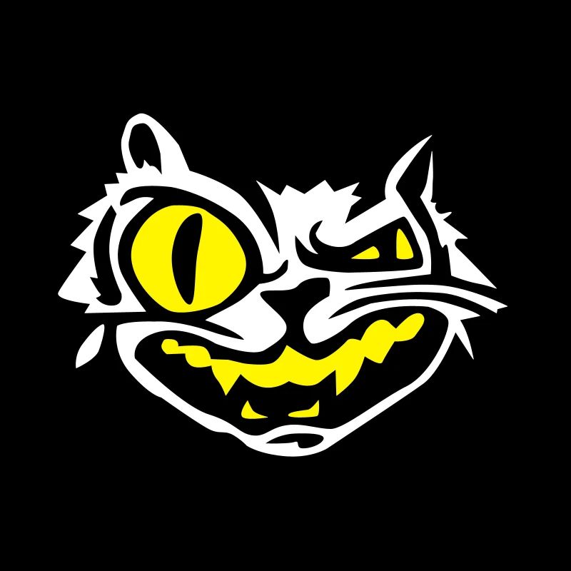angry cat head