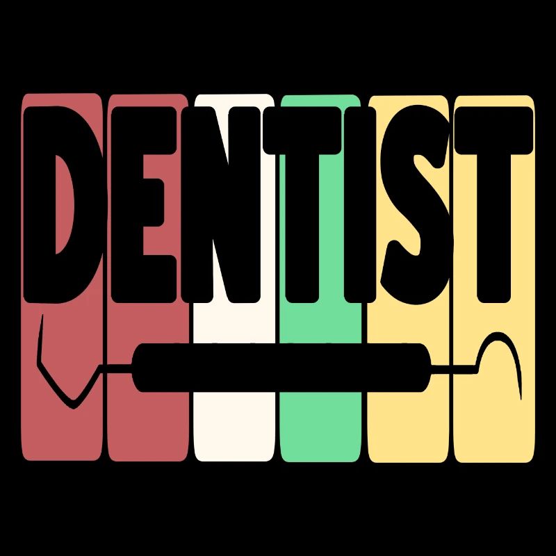Retro Style Dentist T-Shirt Designs Present Gift