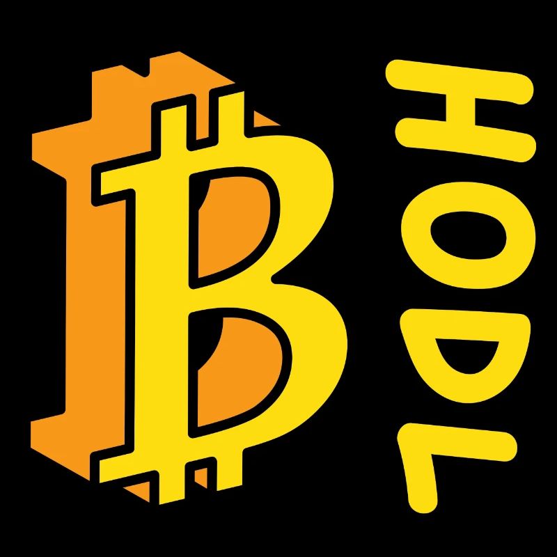 Bitcoin BTC HODL Comics Stil