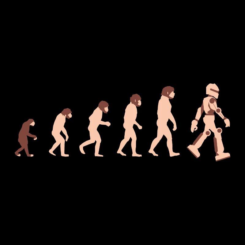Theory of Evolution Robot Future - Geschenkid