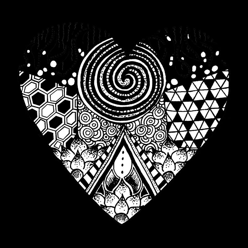 Herz Zentangle patterncontest