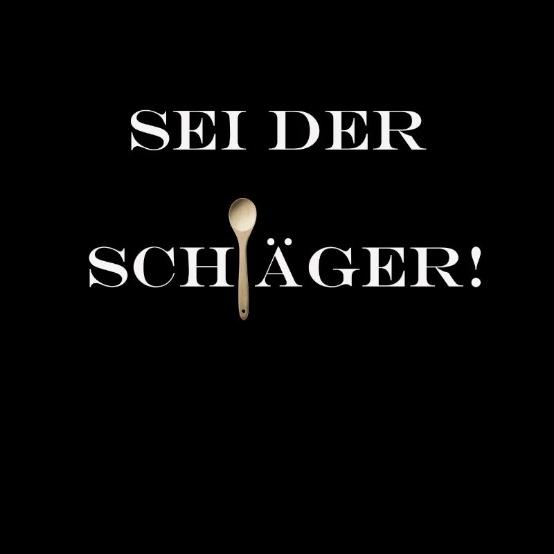Sei der Schläger Kochlöffelshirt