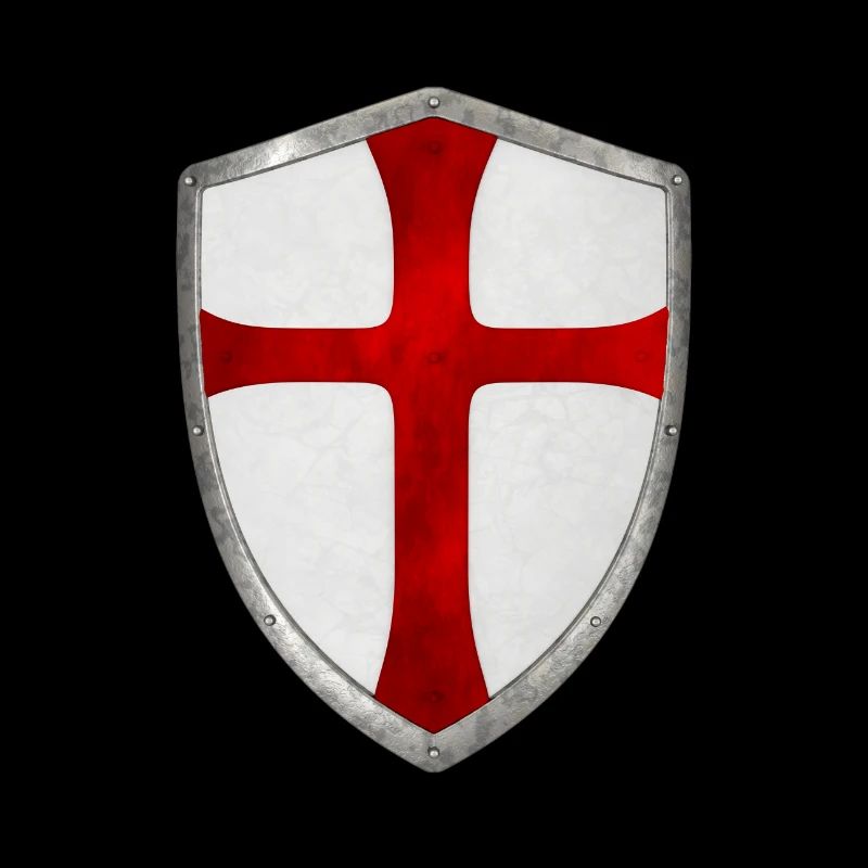 crusader cross templar shield crusade