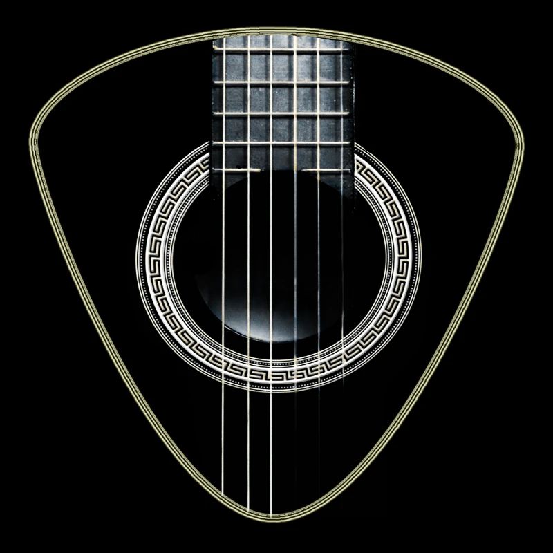Guitar pick 6 strings Acoustic guitar graphic