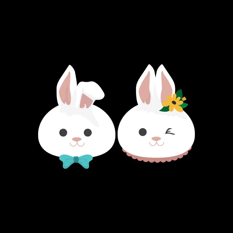 Lapin Mme Hare et M. Hare idée cadeau