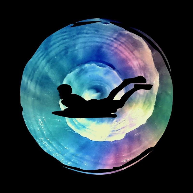 Double Exposure Art Bodyboarding Surf Gift Idea