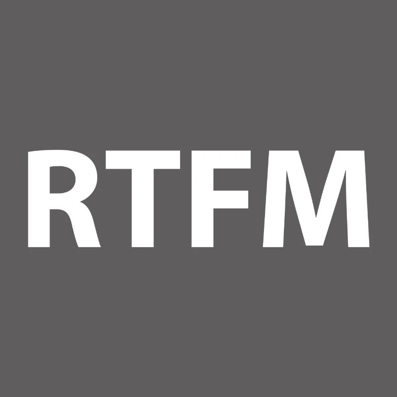 Cadeau informatique de programmation Rtfm