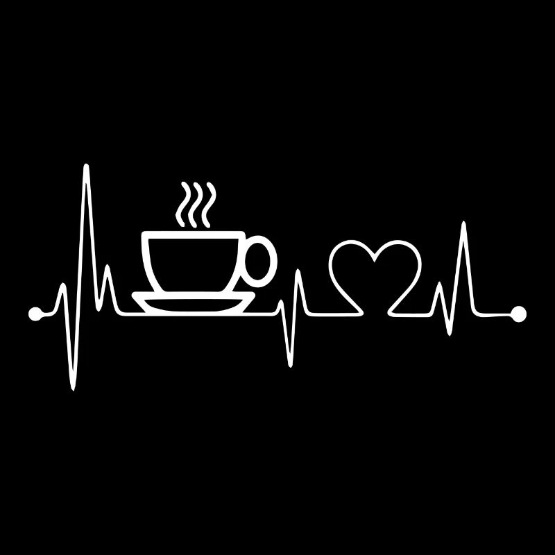 Coffee Pulse Heart Tasse Geschenk