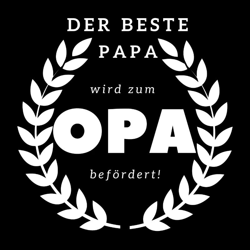 Der Beste Papa wird zum Opa befördert Geschenkidee