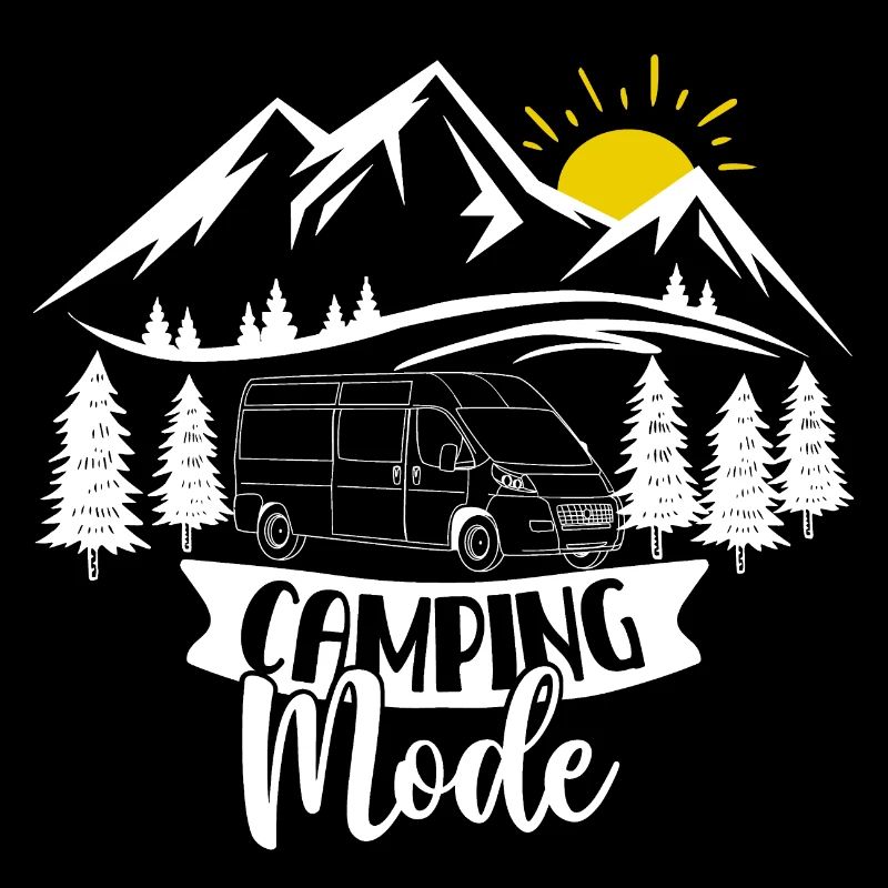 Mode camping avec camping-car - peu importe pour quelles vacances