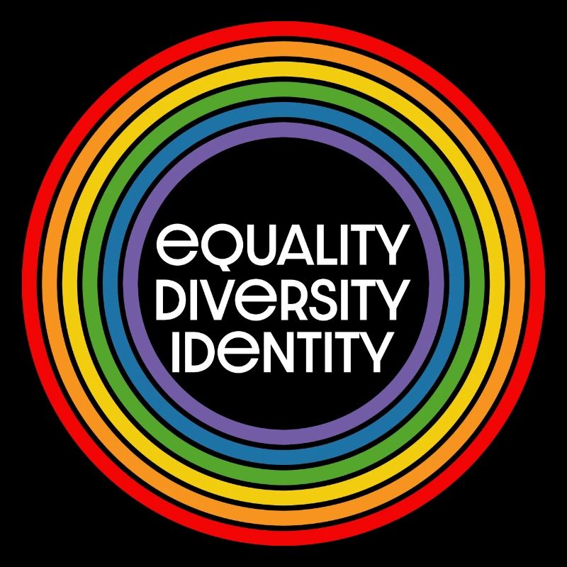 égalité diversité identité chemise noire