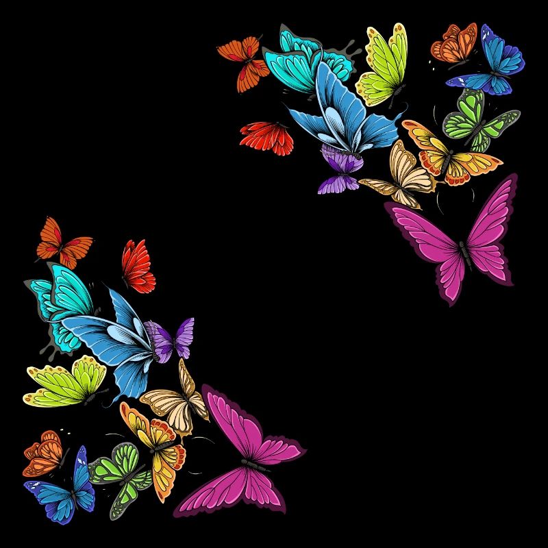 Plusieurs papillons