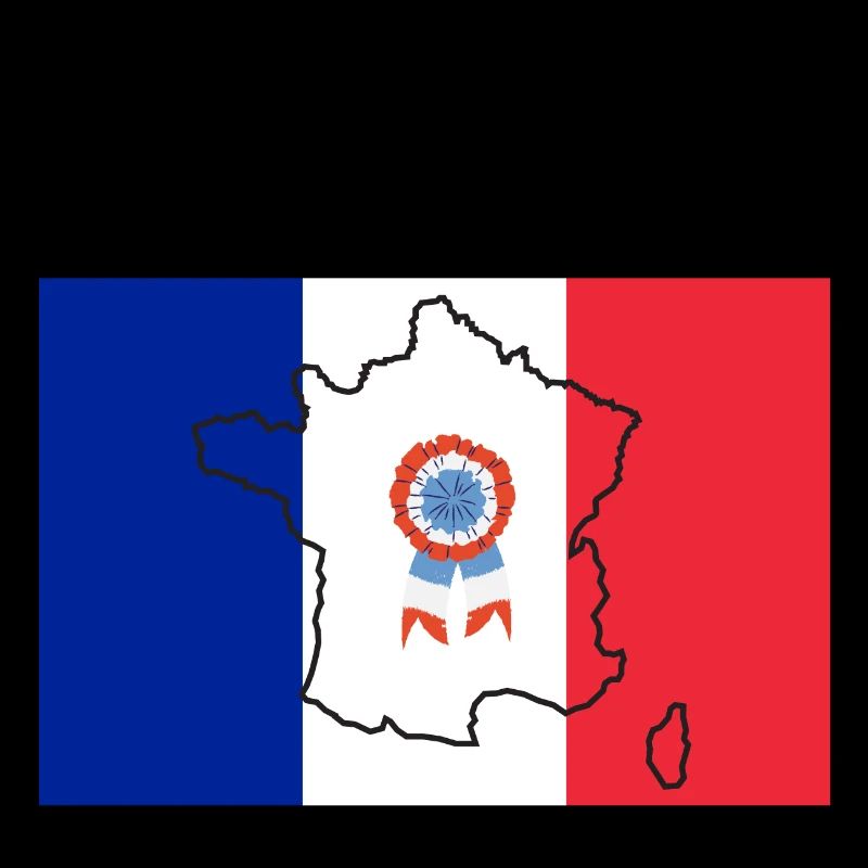 ROUTIER FRANCAIS - DRAPEAU BLEU BLANC ROUGE