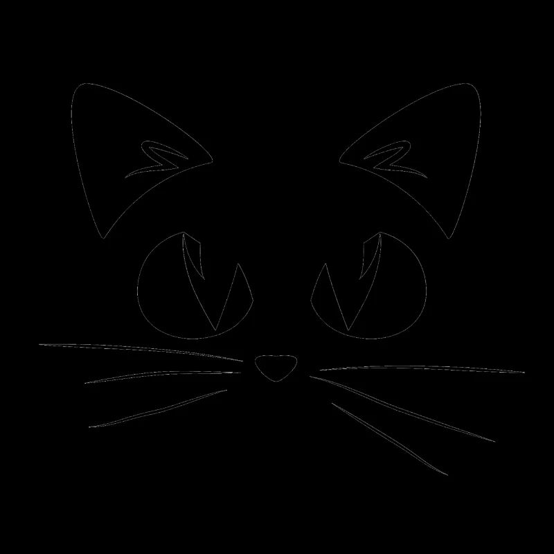 BLACK ANGRY CAT 2 - ANGRY CAT SCHWARZ 2