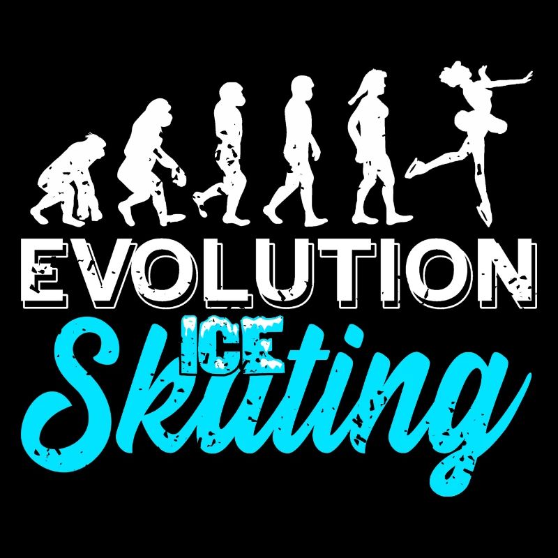 Évolution vintage impressionnante du patinage sur glace