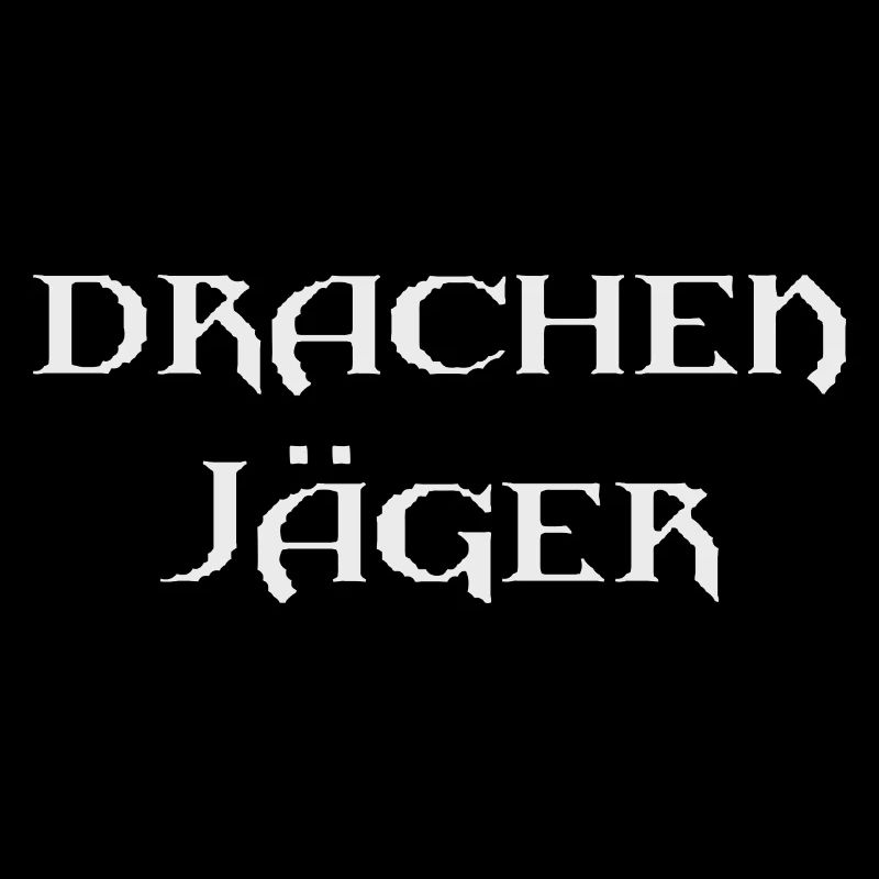 Drachenjäger - Gothic Spruch T-Shirt