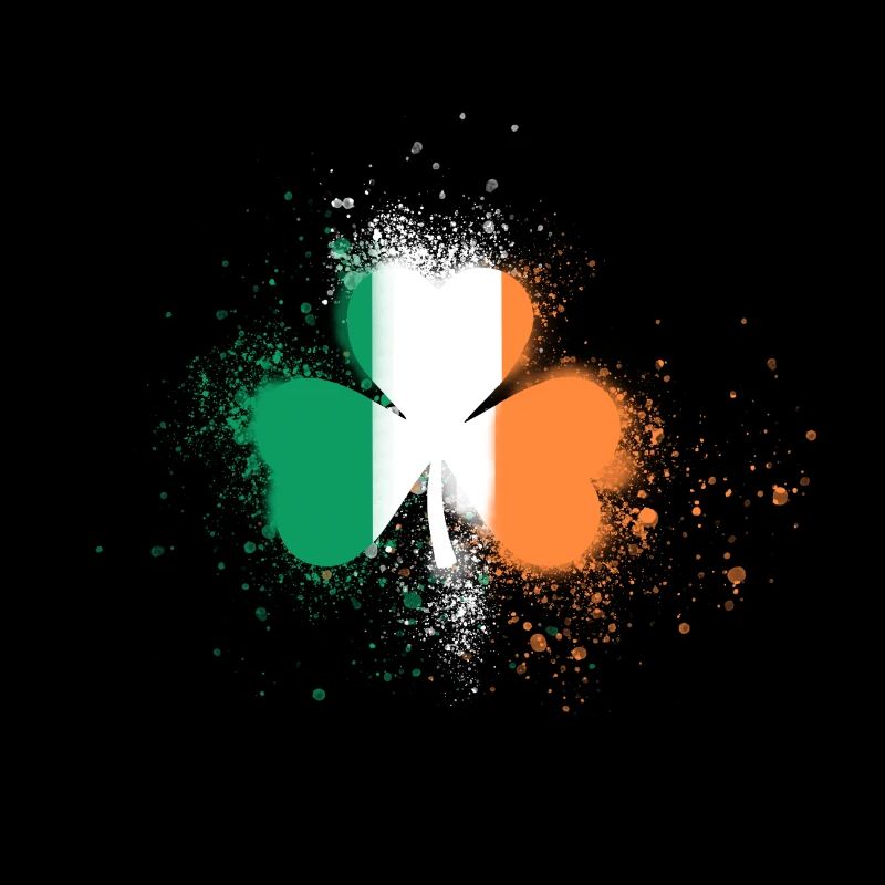 Ireland,Ireland,Clover,Graffiti,Painting