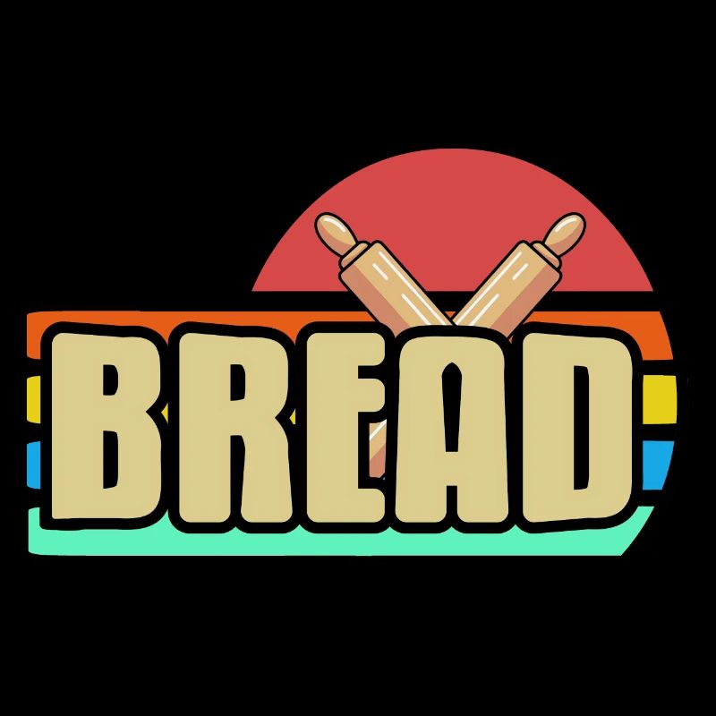 Retro Vintage Awesome Bread Baking Designs Present