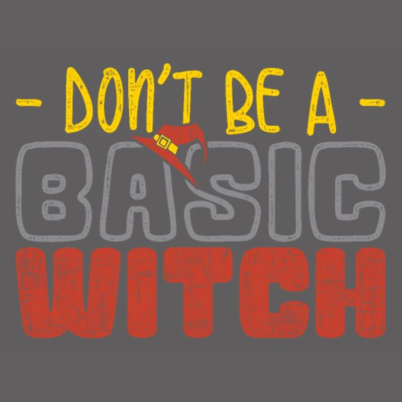 Don t Be Basic Witch Funny Halloween Tee