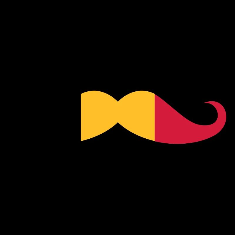 Belgien Flagge - Mosutache