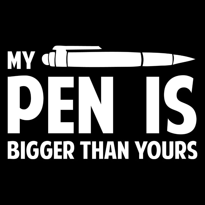 Mein Stift ist größer als deiner