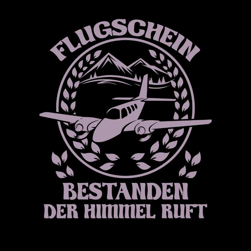 Flugschein bestanden der Himmel ruft