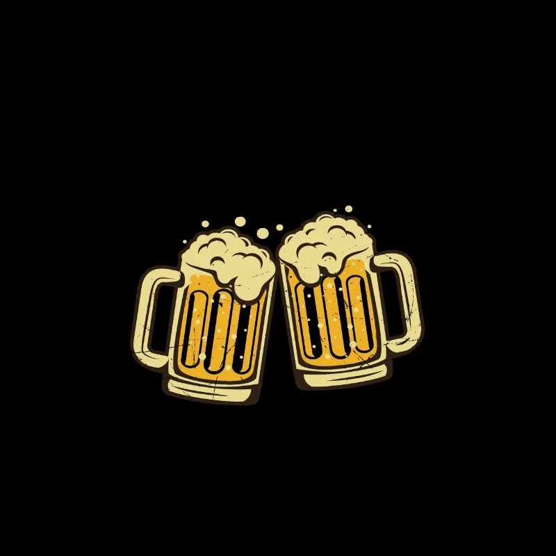 Bier Bierkrug Uhr Bierzelt Biergarten Biertrinker