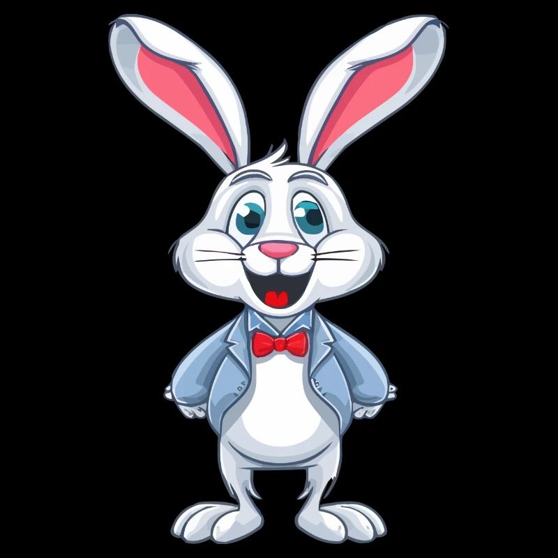 Lapin de dessin animé mignon