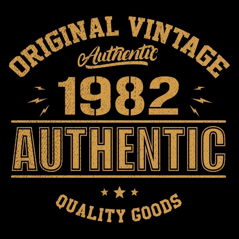 Authentic 1982 Cadeau D'anniversaire Original 1982