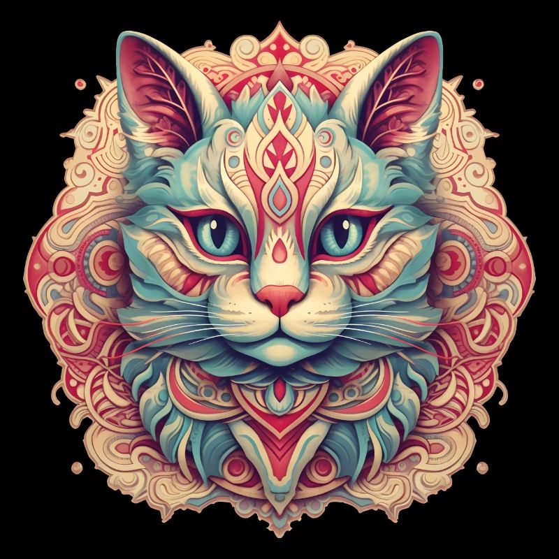 Mandala-Katze