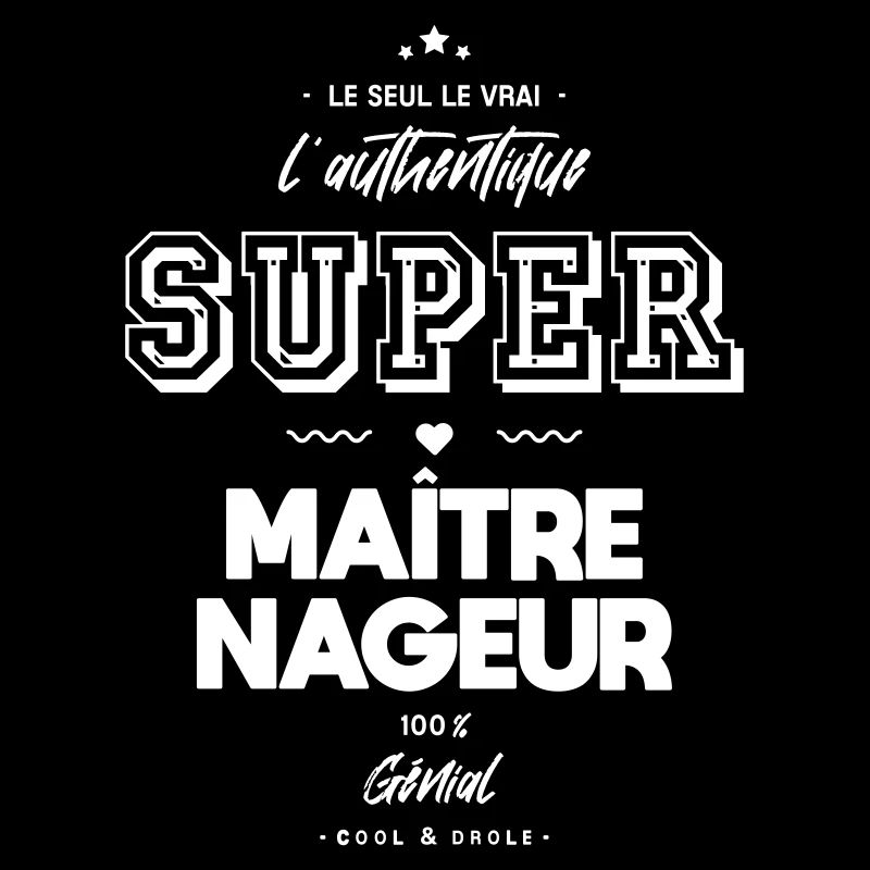 L authentique super maitre nageur génial