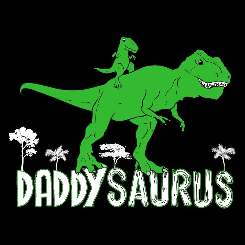 Daddysaurus Dinosaur Dad