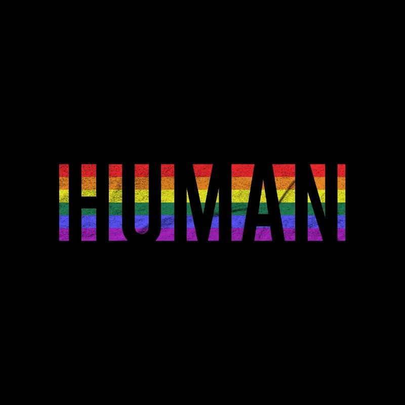 LGBT Flag Human