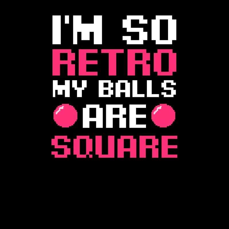 EDM Rave Techno So Retro Mes balles sont carrées