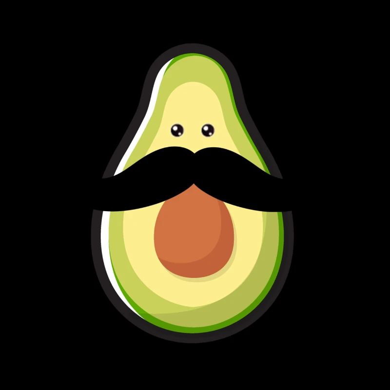Mustache Avocado