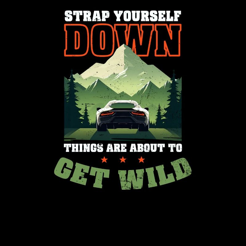 Auto-Enthusiast schnallen Sie sich an und werden Sie wild