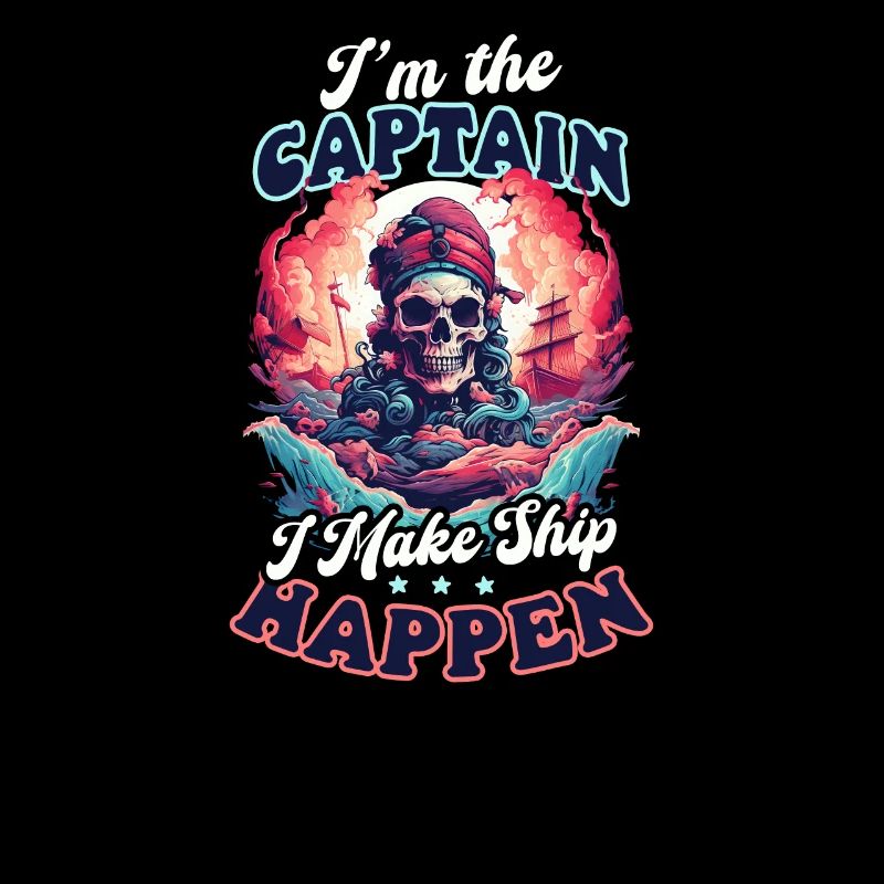 Boating I'm The Captain Make Ship Happen