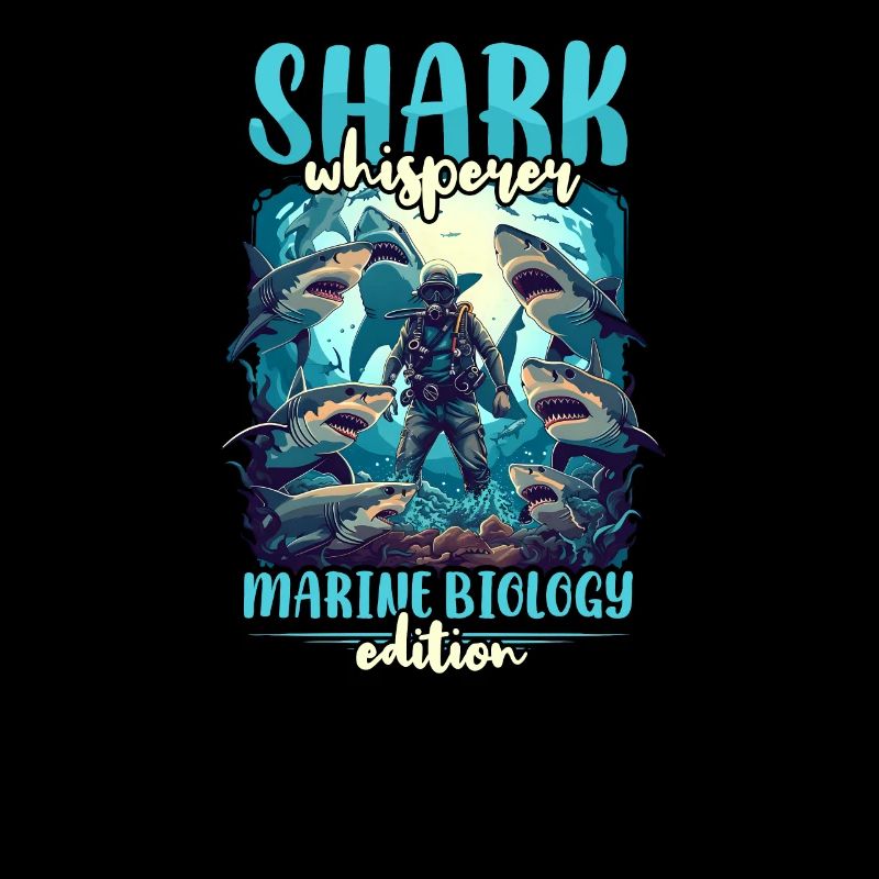 Biologiste Amant les requins Shark Whisperer
