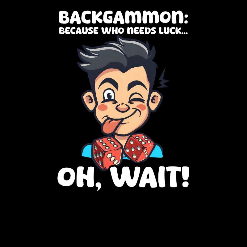 Lustiges Backgammon, denn wer braucht schon Glück... Oh, Wai