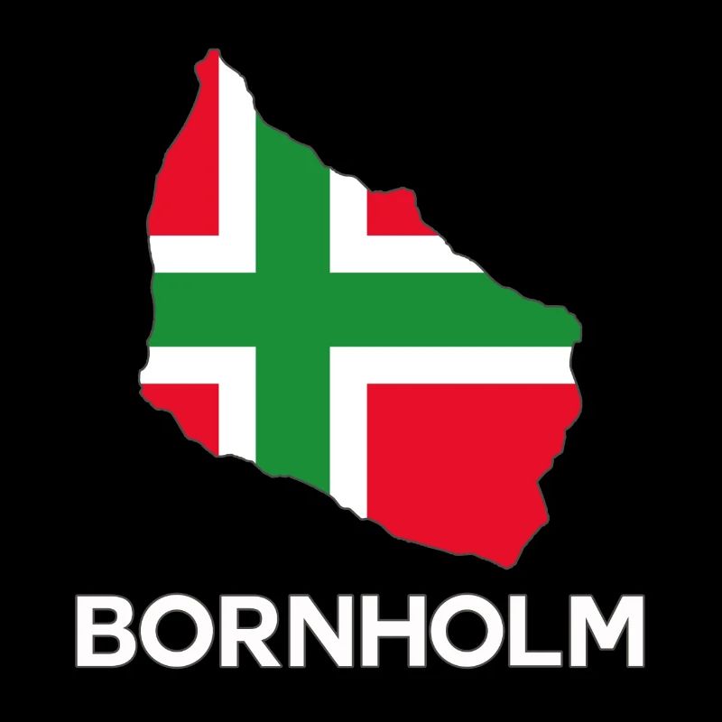 Forme de drapeau de Bornholm