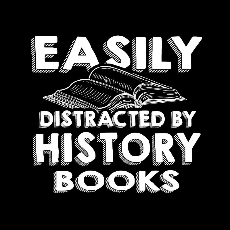 Historikergeschenk leicht von Geschichtsbüchern ablenken