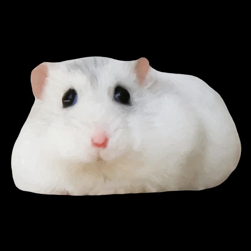 Episch bemalter Hamster