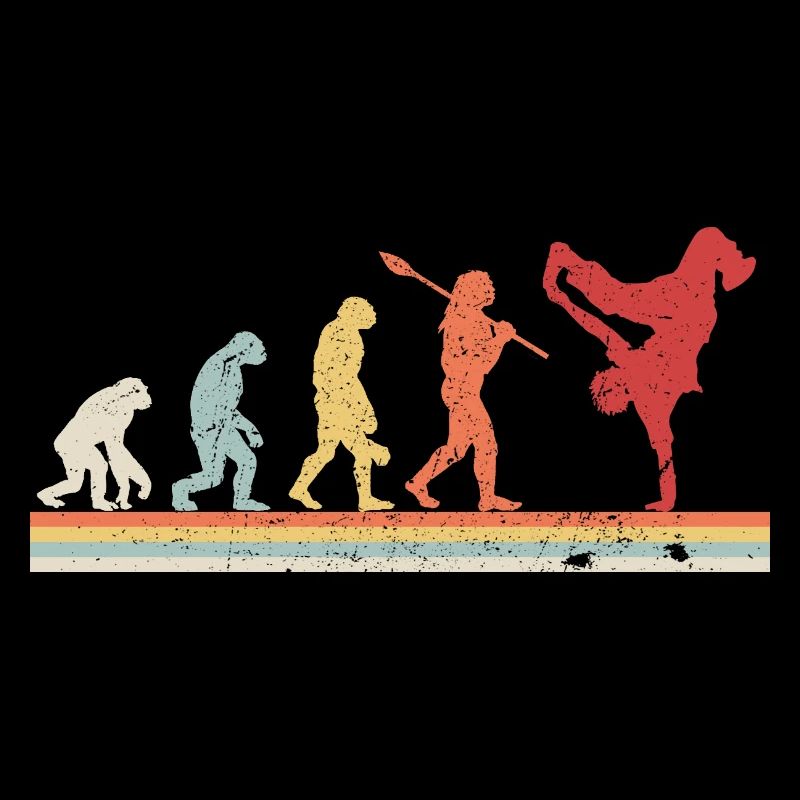 Brekdance Evolution Hip Hop Bboy Retro Vintage