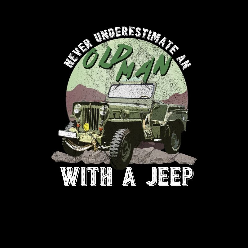Old Man With A Jeep